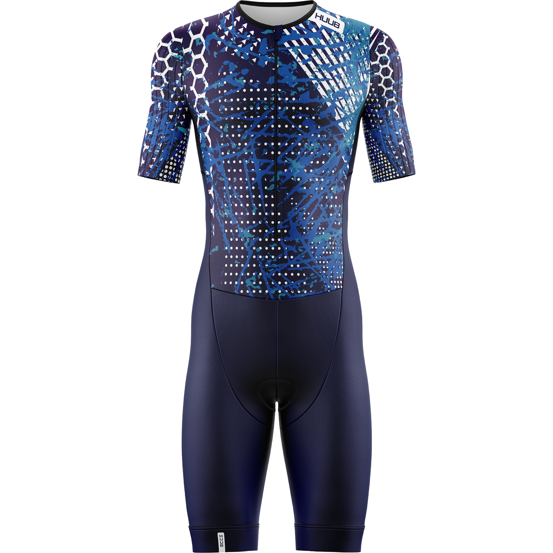 2026 HUUB Heren Collage Tri Suit COLTSNB - Navy / Blue